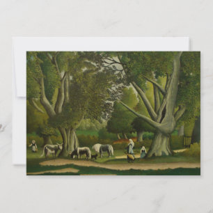 Landskap med Milkmaids av Henri Rousseau