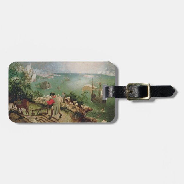 Landskap med nedgången av Icarus, c.1555 Bagagebricka (Horisontell Framsida)