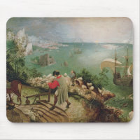 Landskap med nedgången av Icarus, c.1555