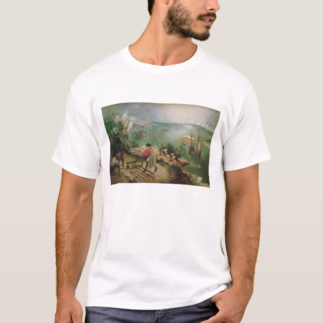Landskap med nedgången av Icarus, c.1555 Tee Shirt (Framsida)