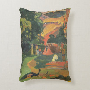 Landskap med påfåglar av Paul Gauguin Prydnadskudde