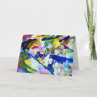 Landskap med regn av Wassily Kandinsky Kort