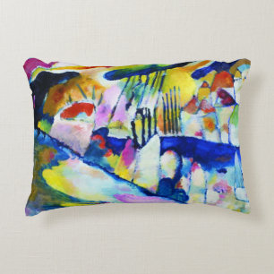 Landskap med regn av Wassily Kandinsky Prydnadskudde
