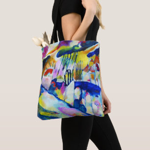 Landskap med regn av Wassily Kandinsky Tygkasse