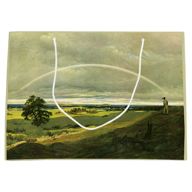 Landskap med regnbåge (av Caspar David Friedrich) (Framsidan)