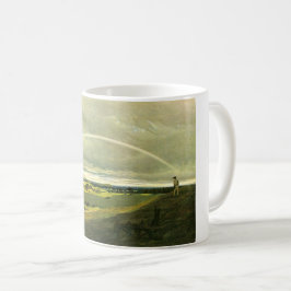 Landskap med regnbåge (av Caspar David Friedrich) Kaffemugg