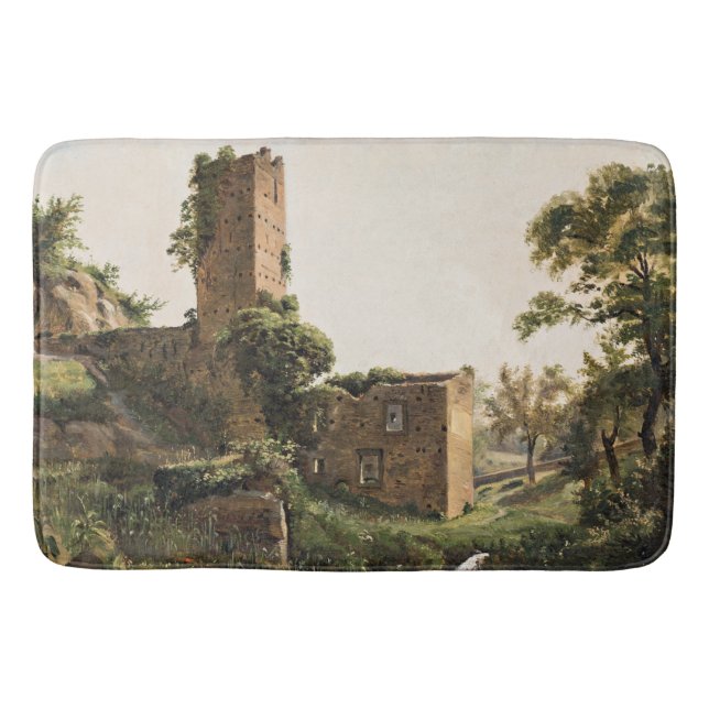 Landskap med ruiner (Byggnad med hög utmattning) Badrumsmatta (Framsidan)