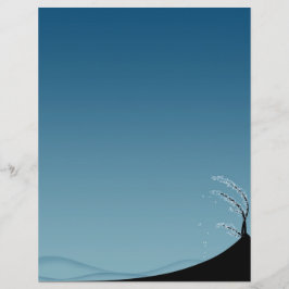 Landskap med snö-täckt säsong