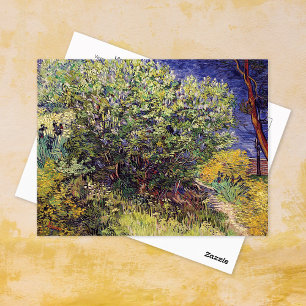 Landskap med syrenbuske Vincent van Gogh Vykort