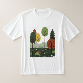 landskap med träd t shirt