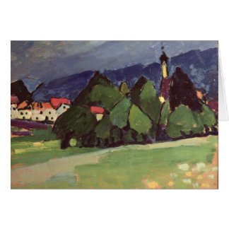 Landskap Murnau Hälsningskort