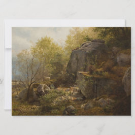 Landskap nära Conway, North Wales (av A.H. Wyant) Kort