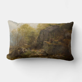 Landskap nära Conway, North Wales (av A.H. Wyant) Lumbarkudde