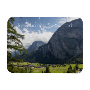 Landskap nära Innertkirchen, Schweiz Magnet