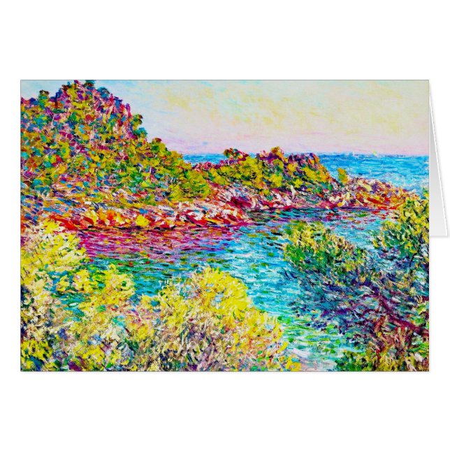 Landskap nära Montecarlo, Claude Monet 1883 OBS Kort (Framsidan Horizontal)