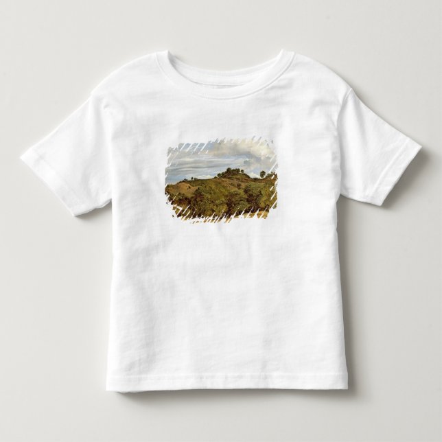 Landskap nära Olevano, 1822 Tee Shirt (Framsida)