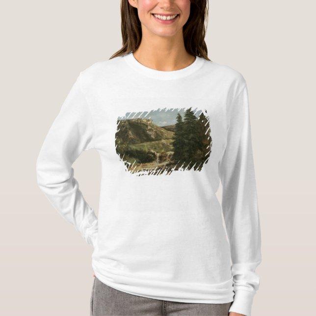 Landskap nära Ornans, c.1858 Tröja (Framsida)