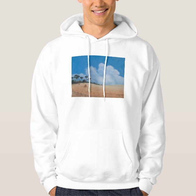 Landskap nära Paganico 2012 Sweatshirt Med Luva (Framsida)