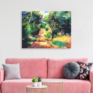 Landskap nära Varengeville av Renoir Canvastryck