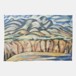 Landskap, New Mexico av Marsden Hartley, Fin konst Kökshandduk