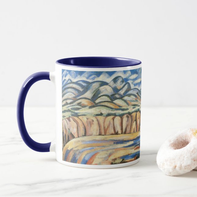 Landskap, New Mexico av Marsden Hartley, Fin konst Mugg (Med munk)