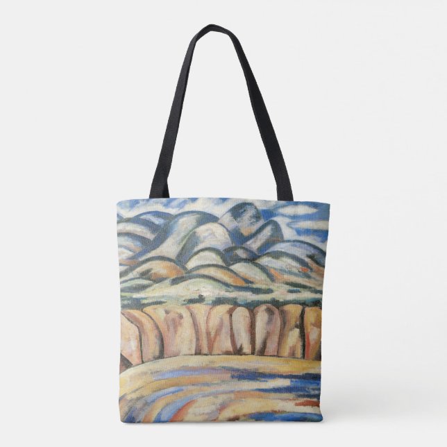 Landskap, New Mexico av Marsden Hartley, Fin konst Tygkasse (Baksida)