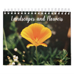 Landskap och blommakalendern kalender