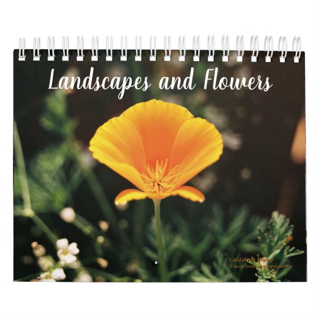 Landskap och blommakalendern kalender (Omslag)