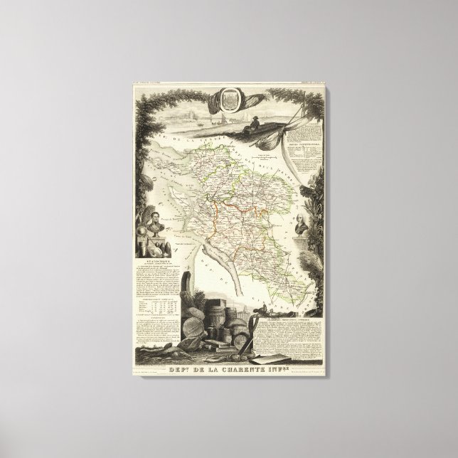 Landskap och skog canvastryck (Framsida)