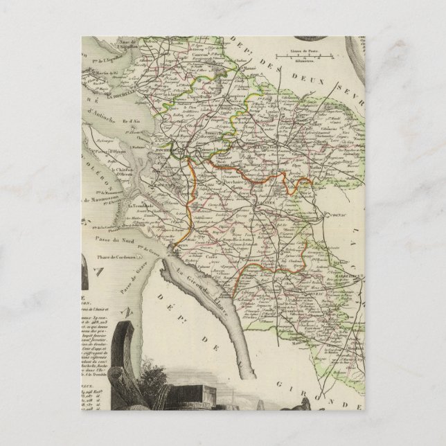 Landskap och skog vykort (Framsida)