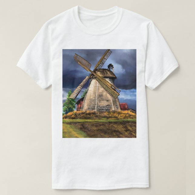 Landskap och väder i Nederländerna T-Shirt (Design framsida)