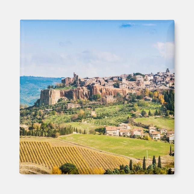 Landskap över Orvieto Magnet (Framsidan)