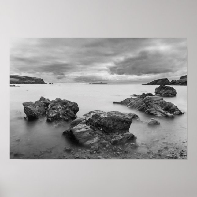 Landskap på Väster Shetland Poster (Framsidan)