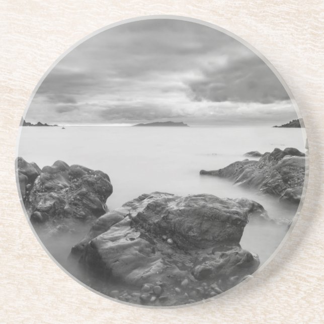 Landskap på västra Shetland Underlägg Sandsten (Framsidan)