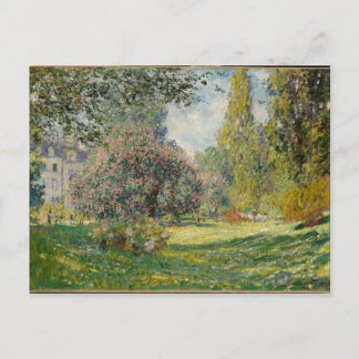 Landskap - Parc Monceau - Claude Monet Vykort