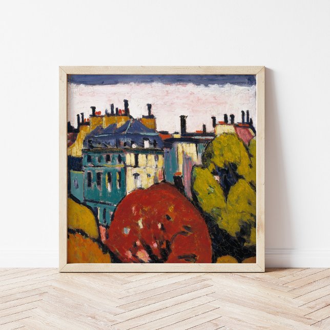 Landskap, Paris | Henry Lyman Sauxen Poster (Skapare uppladdad)