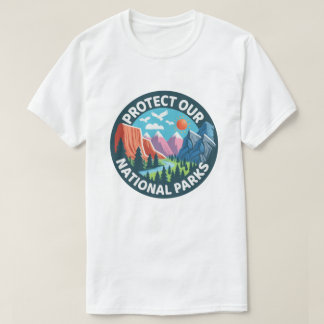 Landskap Skydda Våra Nationalparker T Shirt
