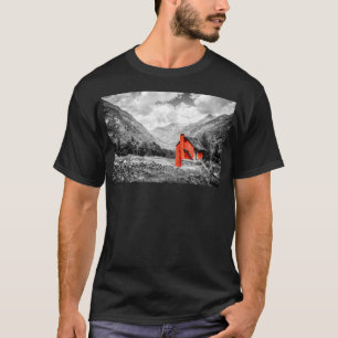 Landskap, svart och vit fotografi t shirt
