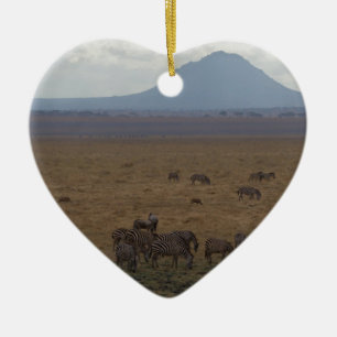 Landskap Tanzania Tom Wurl Julgransprydnad Keramik