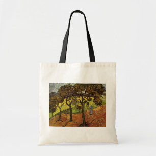 Landskap, Träd och Figurer av Vincent van Gogh Tygkasse
