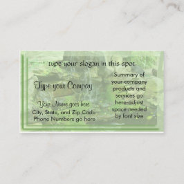 Landskap-vattenfall Visitkort