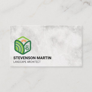 Landskap Växter Garden Logotyp Visitkort