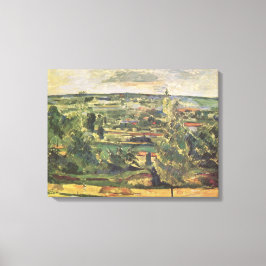 Landskap vid Jas-de-Bouffan - Paul Cezanne Canvastryck