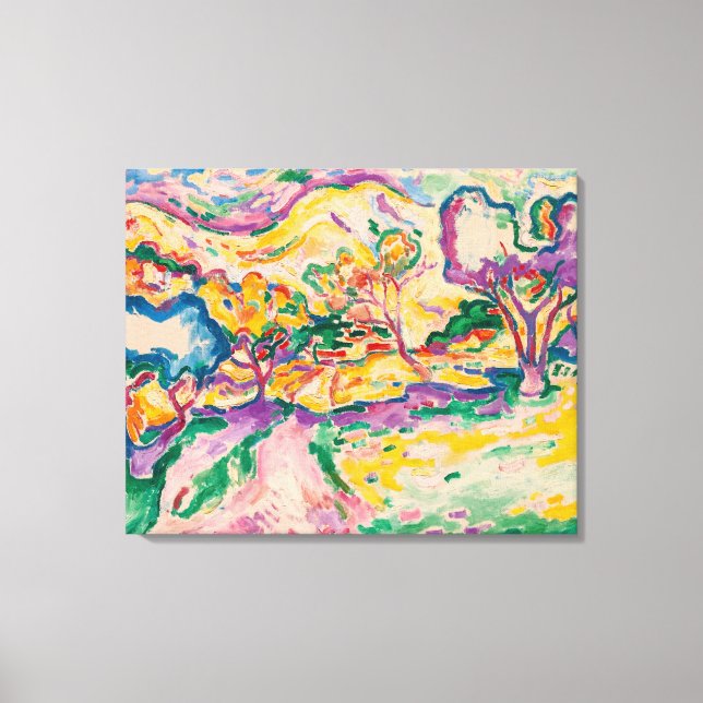 Landskap vid La Ciotat | Georges Braque | Canvastryck (Framsida)