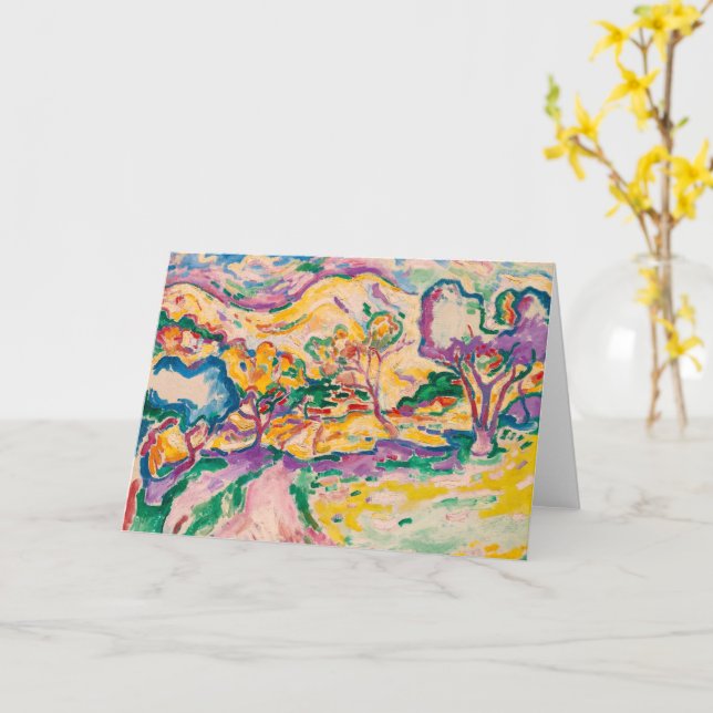 Landskap vid La Ciotat | Georges Braque | Kort (Gul blomma)