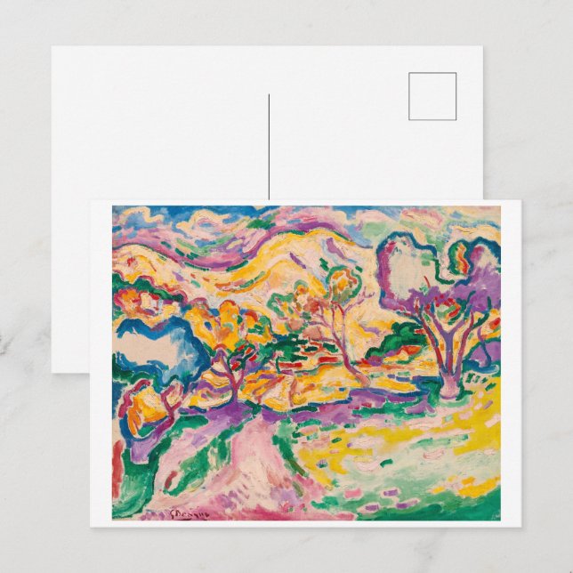 Landskap vid La Ciotat | Georges Braque | Vykort (Fram/baksida)