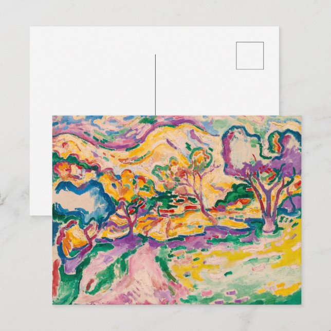 Landskap vid La Ciotat | Georges Braque | Vykort (Fram/baksida)