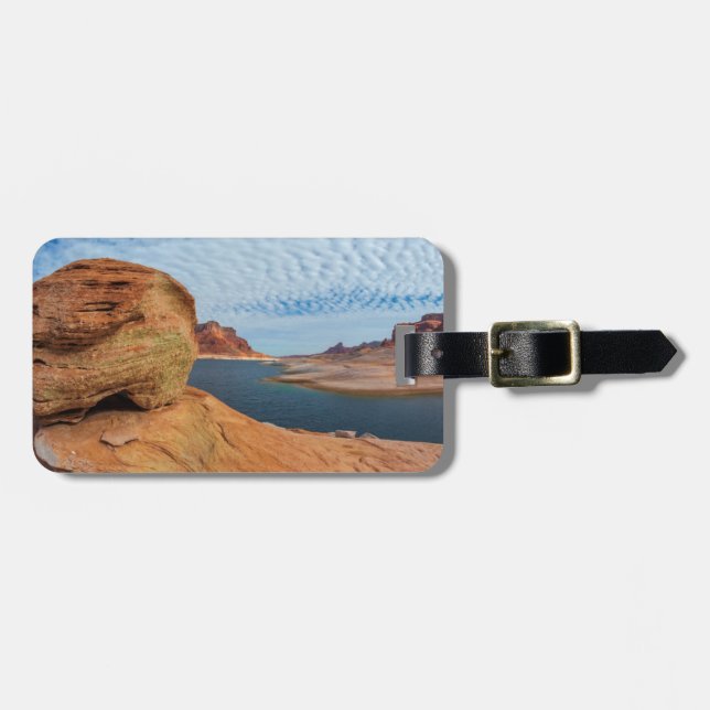 Landskap vid Lake Powell Bagagebricka (Horisontell Framsida)