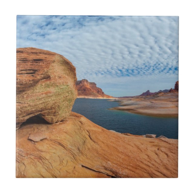 Landskap vid Lake Powell Kakelplatta (Framsidan)