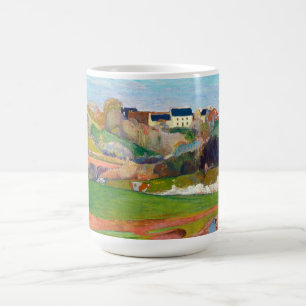 Landskap vid Pouldu målning av Paul Gauguin Kaffemugg